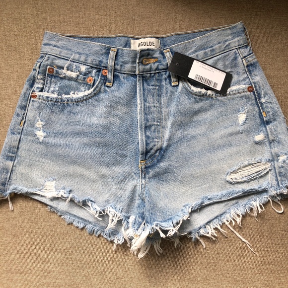 Agolde Parker Vintage Cut Off Shorts Swapmeet NWT - Picture 1 of 4
